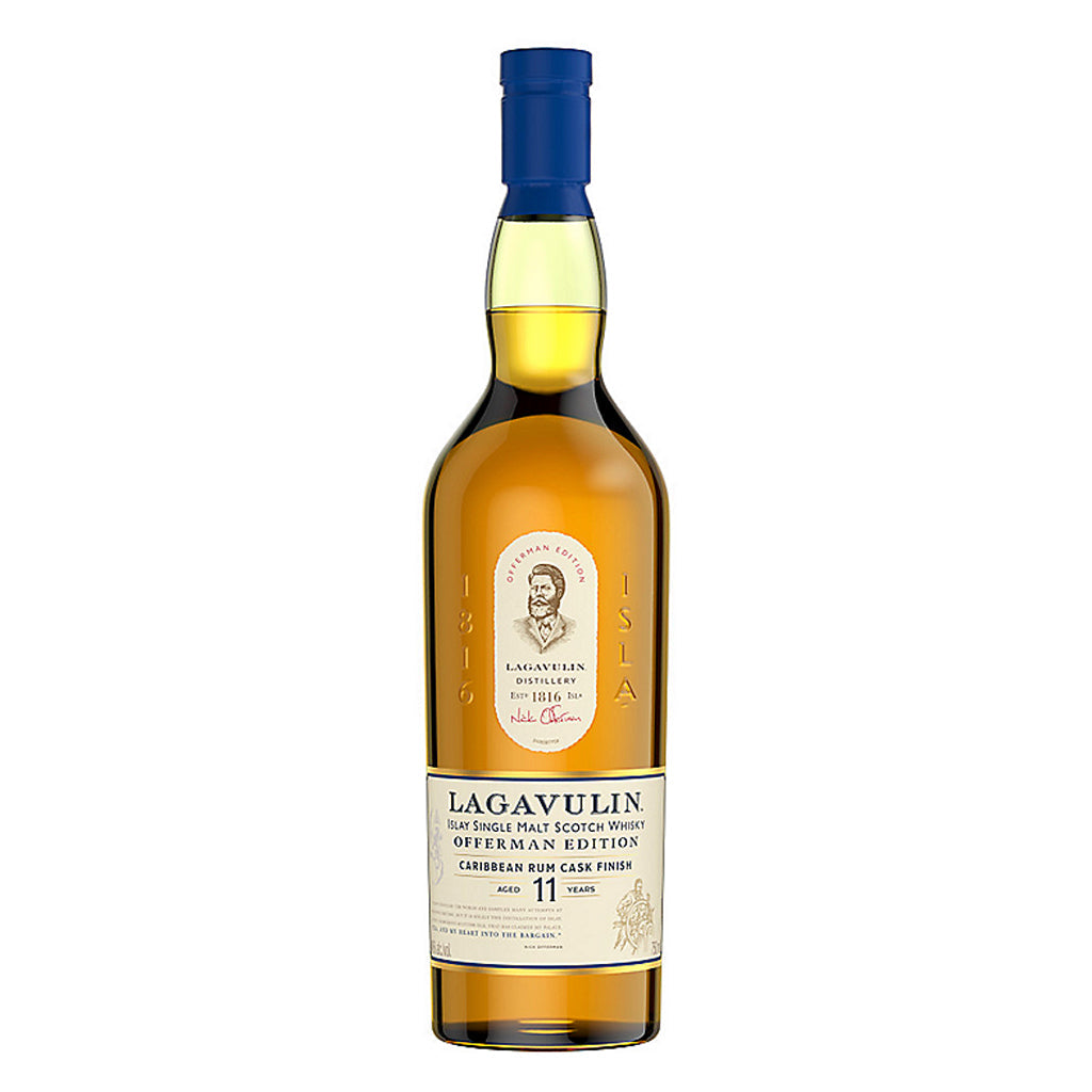 Lagavulin 11 Year Offerman 4th Edition Caribbean Rum Cask Finish Scotch Whiskey