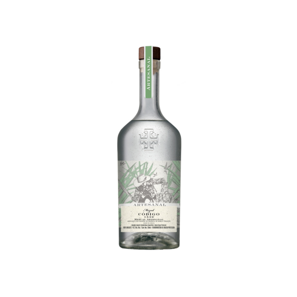 Código 1530 Artesanal Joven Mezcal Front of Bottle.