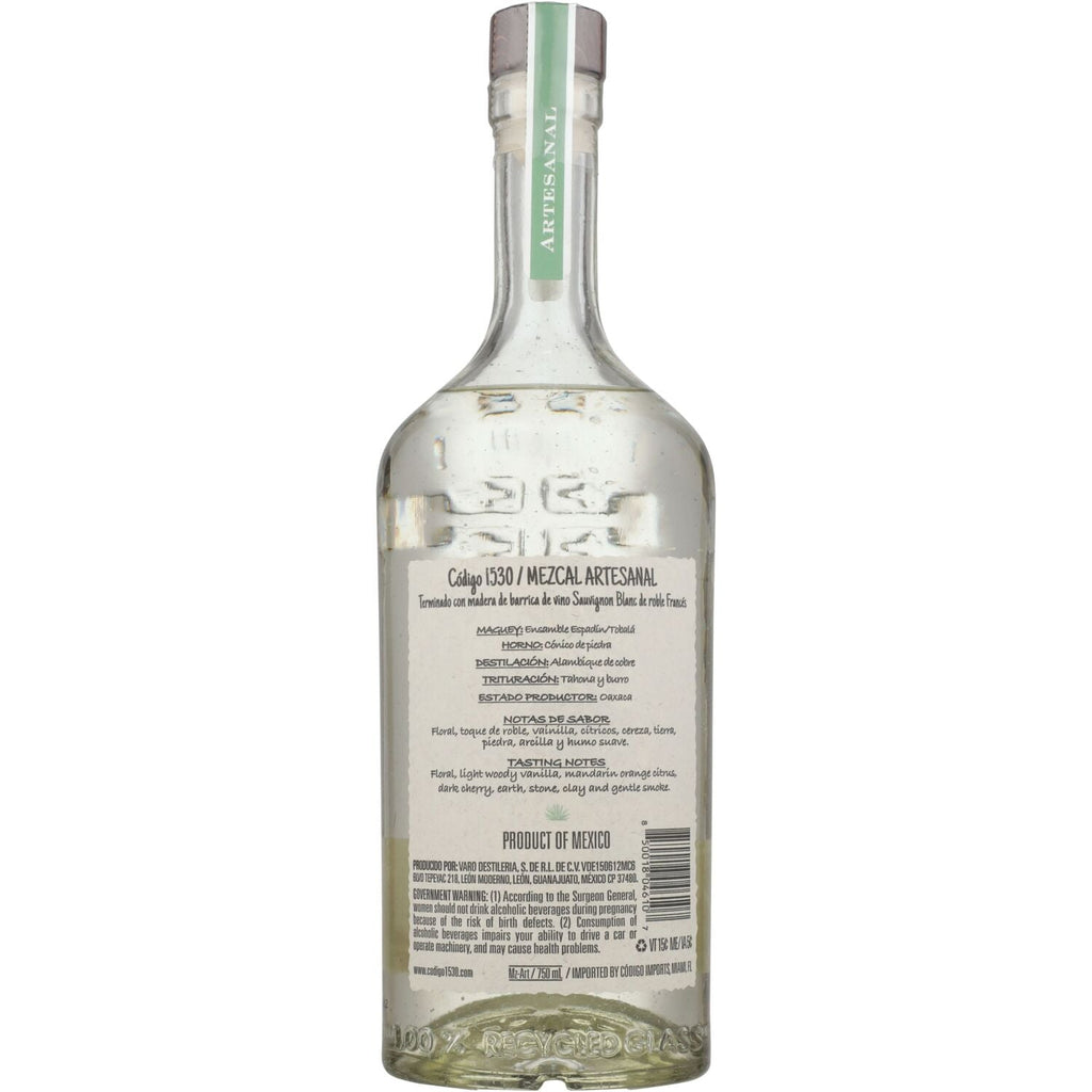Código 1530 Artesanal Joven Mezcal
