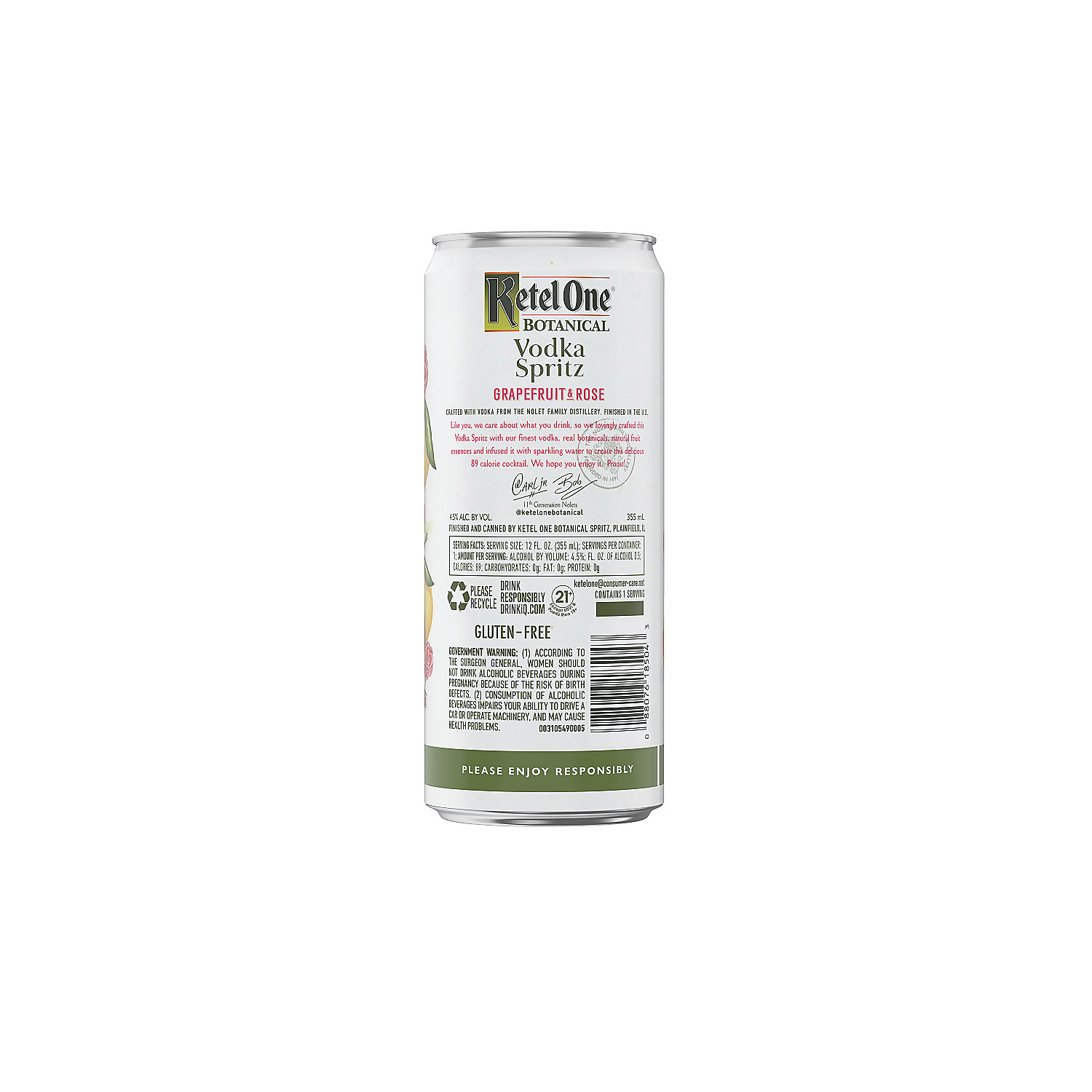 Ketel One Botanical Grapefruit & Rose Vodka Spritz