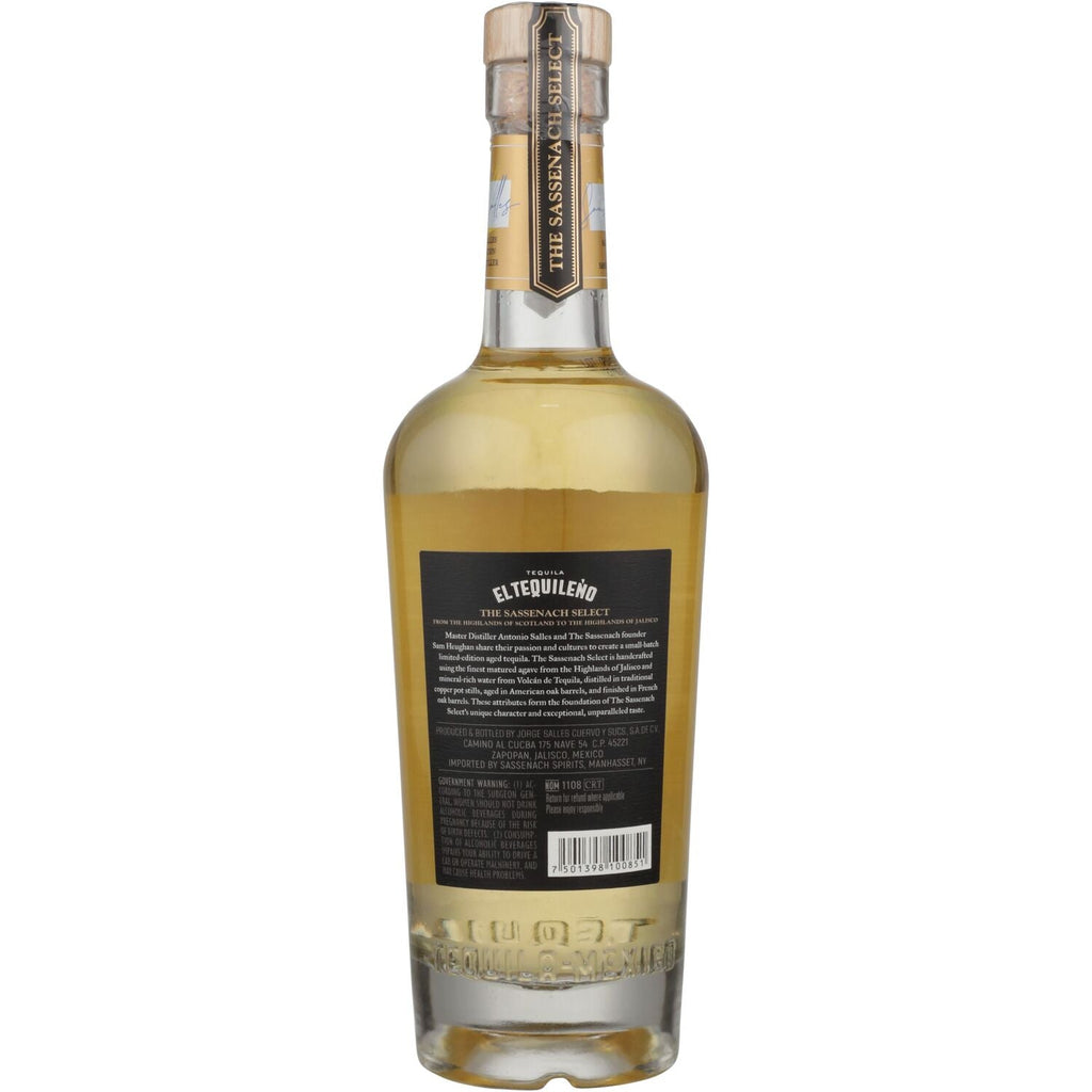 El Tequileño Sassenach Select Double Wood Reposado Tequila