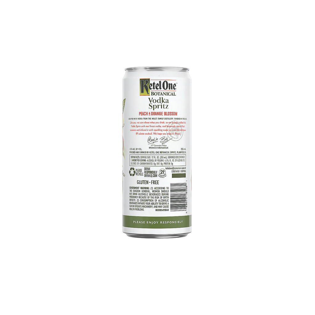 Ketel One Botanical Peach & Orange Blossom Vodka Spritz