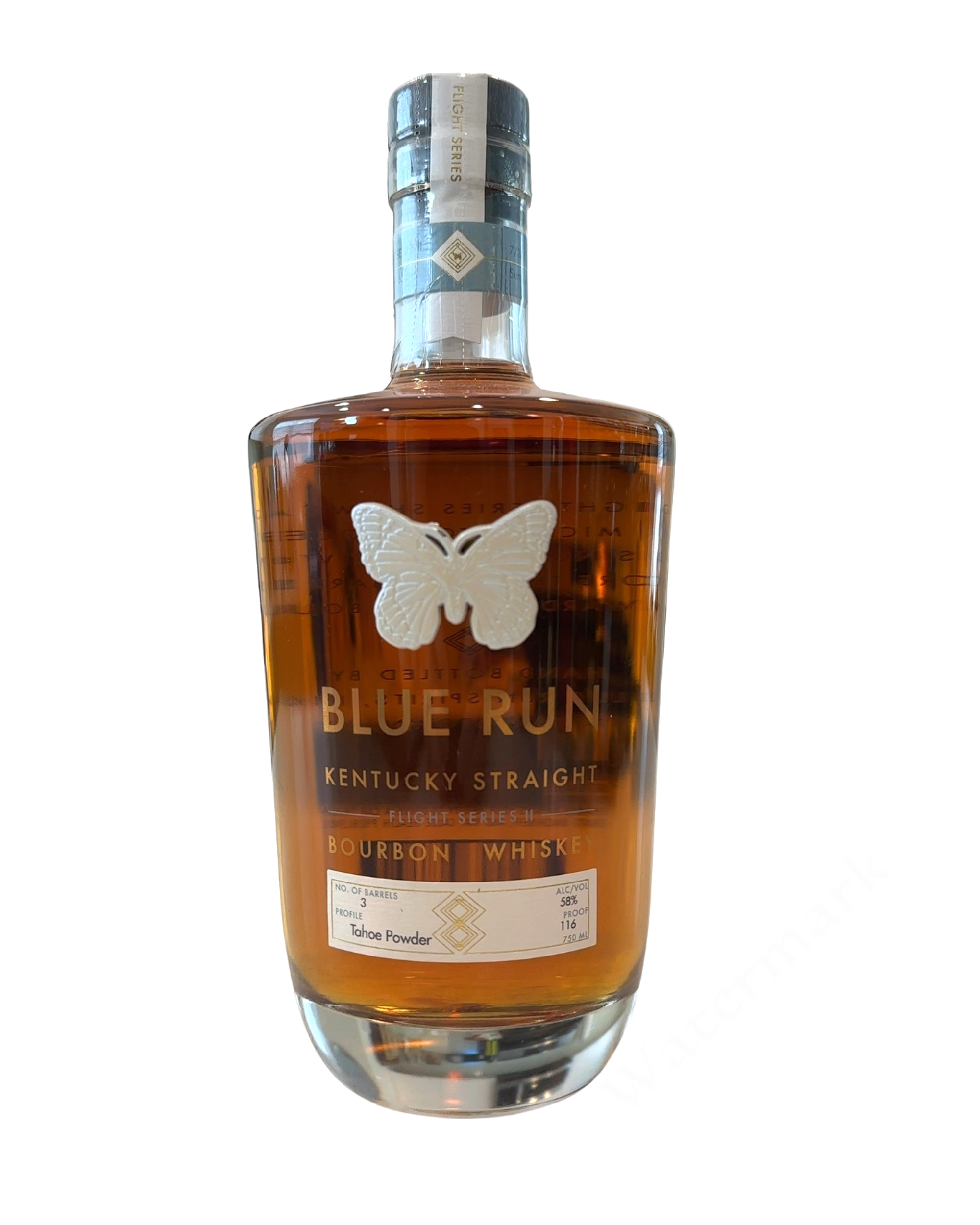 2023 Blue Run Tahoe Powder Kentucky Straight Bourbon Whiskey Flight Series II 116 Proof 750ml