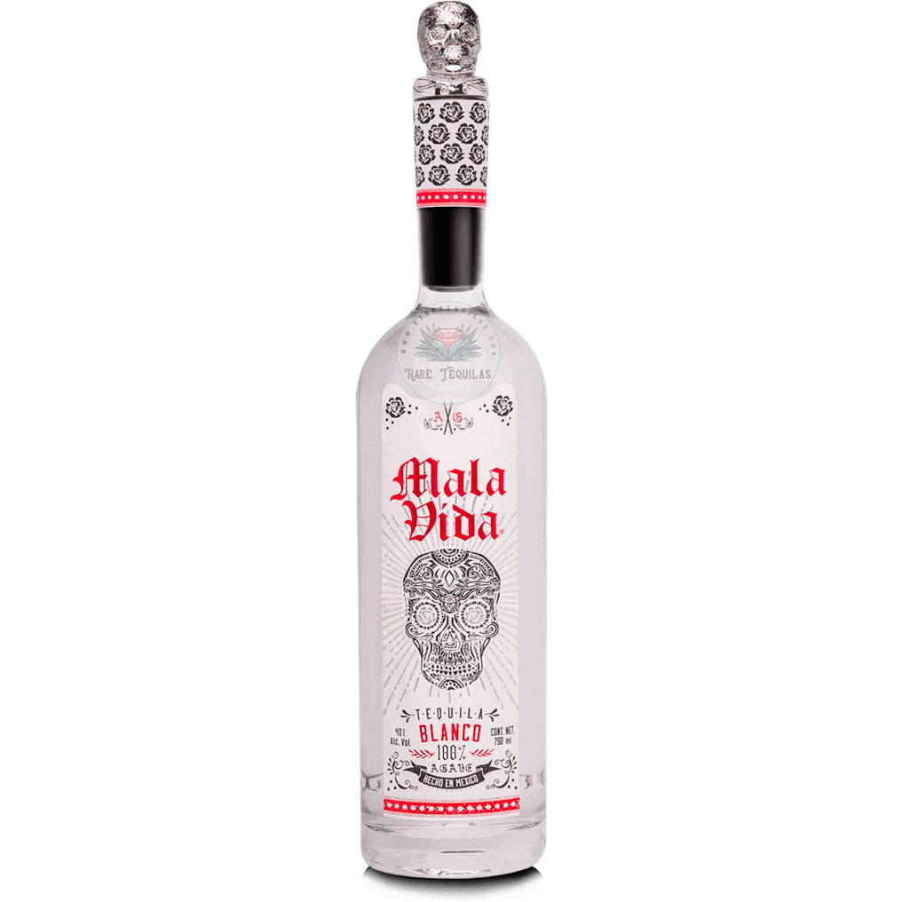 Mala Vida Blanco Tequila 750 ML. An image of Mala Vida Tequila Blanco.
