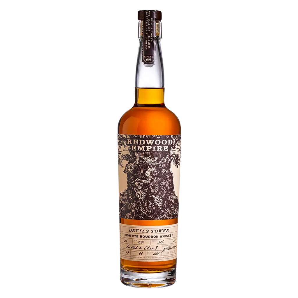 Redwood Empire Devils Tower High Rye Bourbon Whiskey