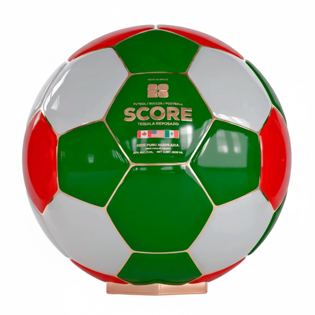 Score Soccer Ball Reposado Tequila - Mexico Edition