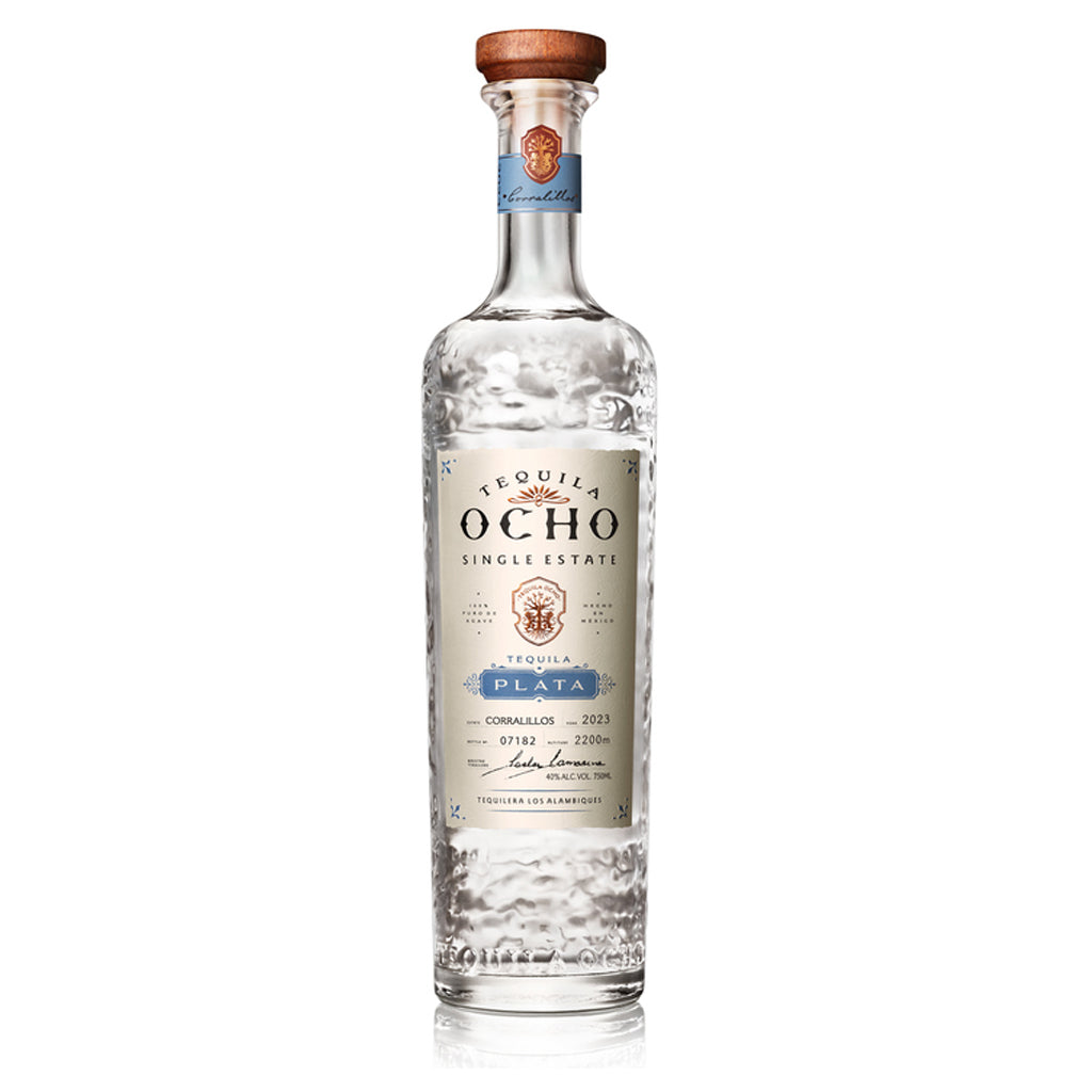 Tequila Ocho Plata New Bottle