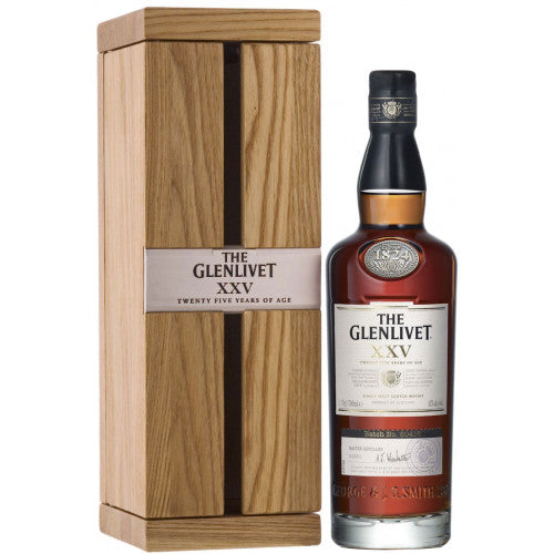 The Glenlivet XXV 25 Year Single Malt Scotch Whisky 750ml Bottle