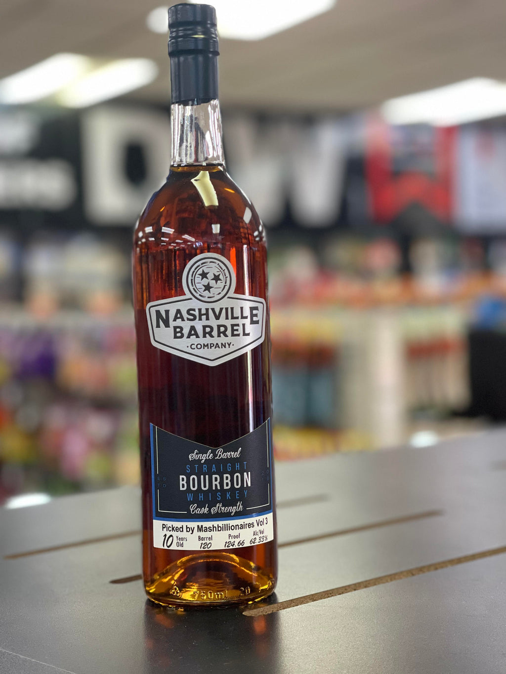 Nashville Barrel Co. 10 Yr Single Barrel Pick Bourbon Whiskey #120