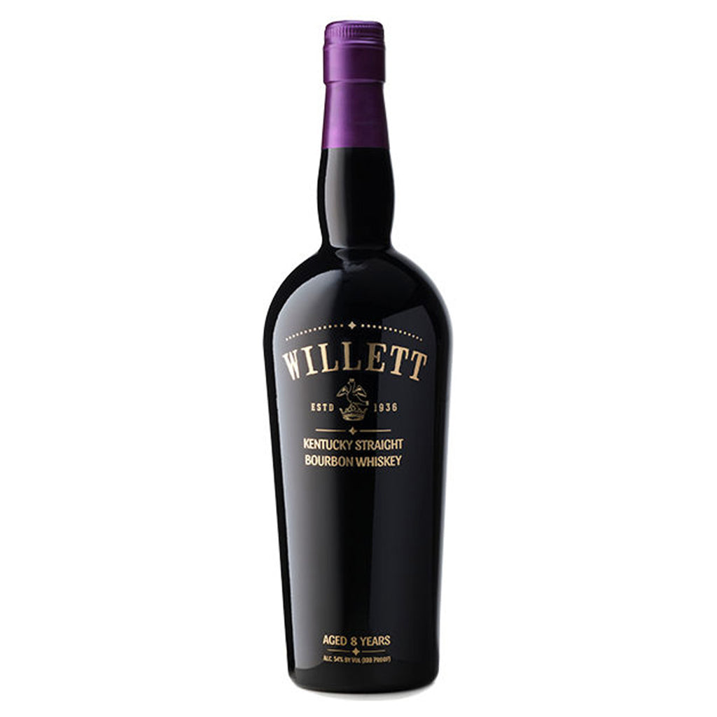 Willett 8 Year Wheated Kentucky Straight Bourbon Whiskey On a White Background.