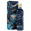 Johnnie Walker Blue Label Year of The Dragon by James Jean Box and Bottle Displayed